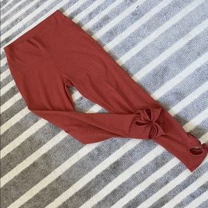 Aerie high waist joggers with ankle detail